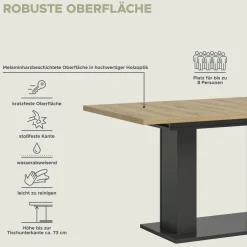 Ausziehbarer Esstisch MOTION