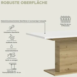 Ausziehbarer Esstisch MOTION