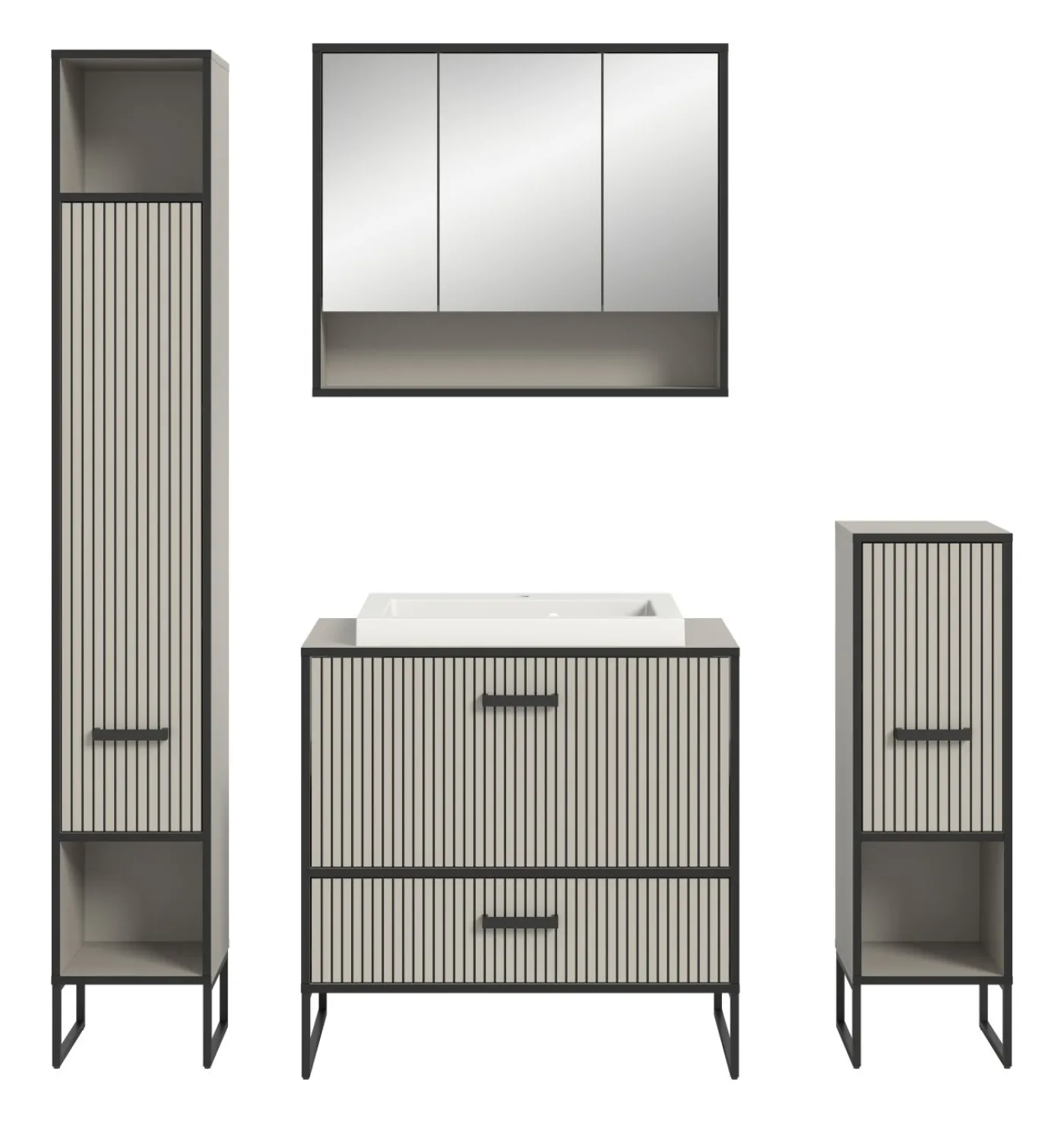 Badkombination 5-teilig BAGNO