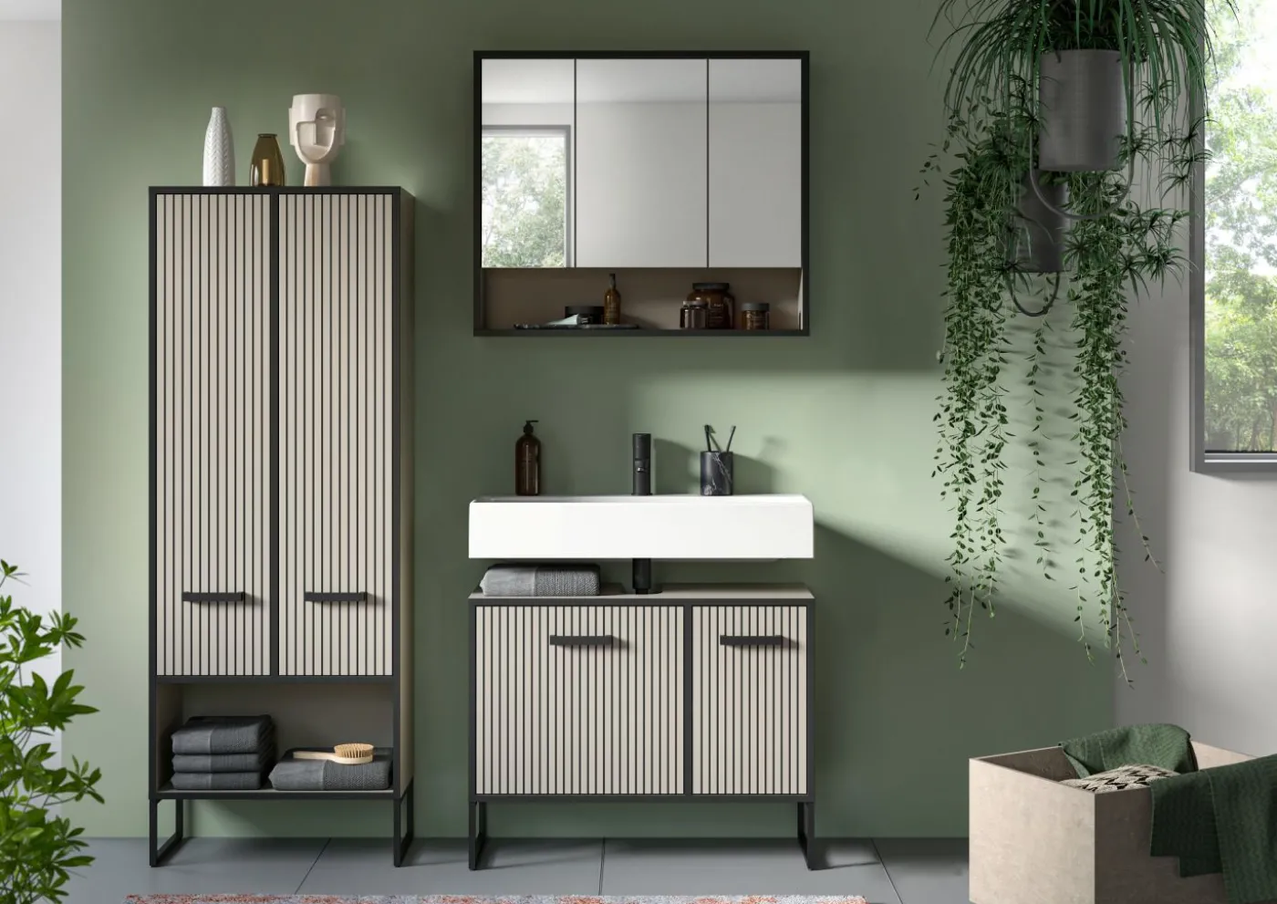 Badkombination 3-teilig BAGNO