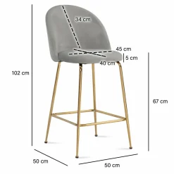 Barhocker 2er-Set WOHNLING