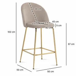 Barhocker 2er-Set WOHNLING