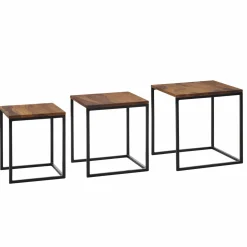 Beistelltische 3er-Set BURI RAM