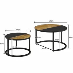 Couchtische 2er-Set DOI KIO RAI-MONG