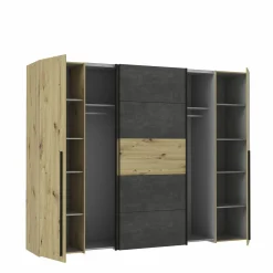 Dreh- und Schwebetürenschrank NARAGO