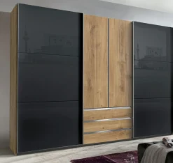 Dreh-/Schwebetürenschrank MAGIC GLAS