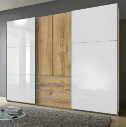 Dreh-/Schwebetürenschrank MAGIC GLAS