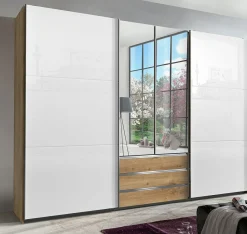 Dreh-/Schwebetürenschrank MAGIC GLAS