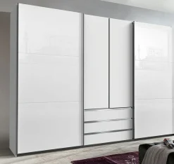Dreh-/Schwebetürenschrank MAGIC GLAS