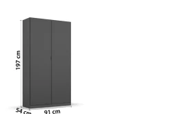 Drehtürenschrank AGUALVA-CACEM