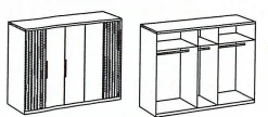 Drehtürenschrank ANDORRA