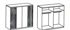 Drehtürenschrank ANDORRA