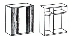 Drehtürenschrank ANDORRA