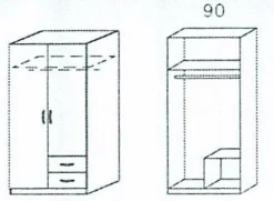 Drehtürenschrank CASE
