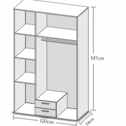 Drehtürenschrank CHICAGO