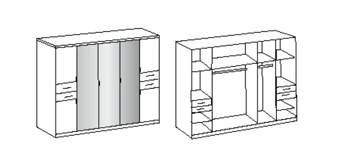 Drehtürenschrank DANZIG