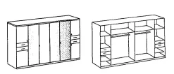 Drehtürenschrank DANZIG