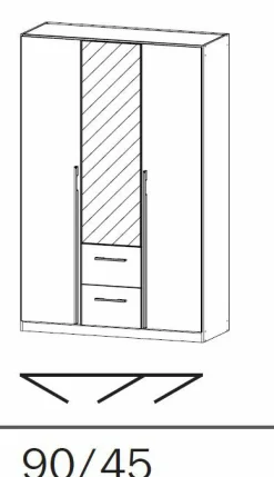 Drehtürenschrank ESSENSA
