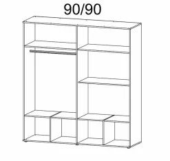 Drehtürenschrank KEMI
