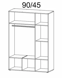 Drehtürenschrank KEMI