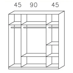 Drehtürenschrank KREFELD