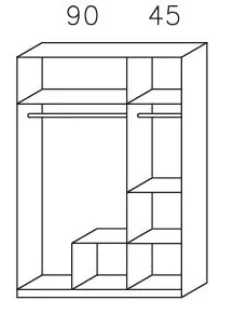 Drehtürenschrank KREFELD