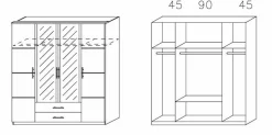 Drehtürenschrank MICRO