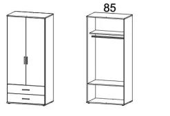 Drehtürenschrank RASANT