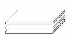 Einlegeböden 3er-Set PINAR 5850517