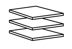 Einlegeböden im 3er-Set 971