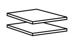 Einlegeböden im 2er-Set 970