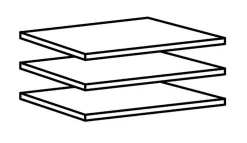 Einlegeböden im 3er-Set 973