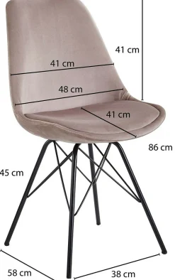 Esszimmerstuhl 2er-Set WOHNLING