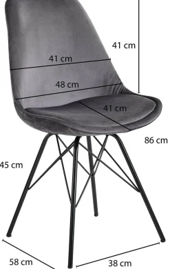 Esszimmerstuhl 2er-Set WOHNLING