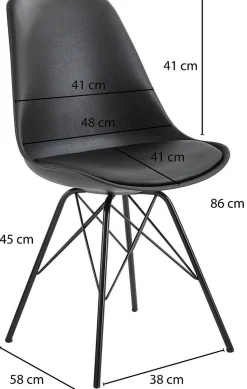 Esszimmerstuhl 2er-Set WOHNLING