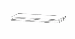 Fachböden im 2er-Set A0033.9F02