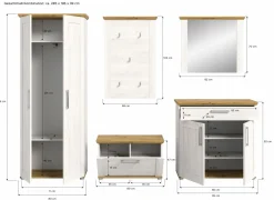 Garderobenkombination 5-teilig ADIGRAT