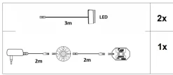 Glasbodenclips 2er-Set ADUA / SEBETA