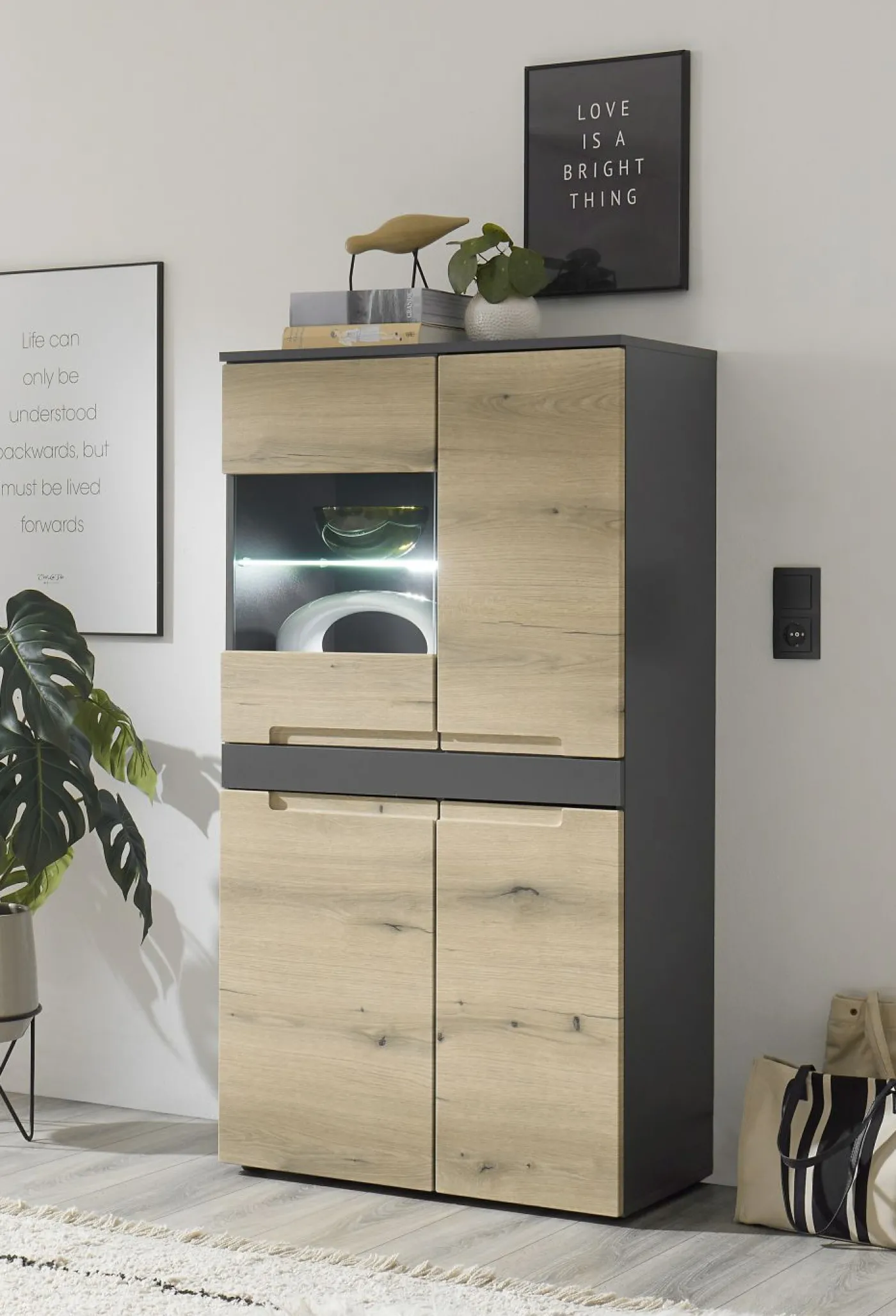 Highboardvitrine CORK