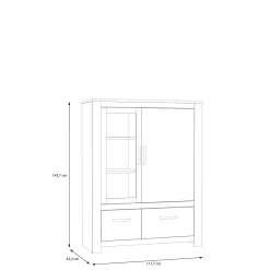 Highboardvitrine KALLASTE