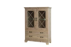 Highboardvitrine mit Beleuchtung NEPAL