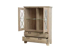 Highboardvitrine mit Beleuchtung NEPAL