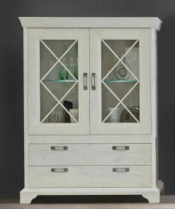 Highboardvitrine mit Beleuchtung KASHMIR