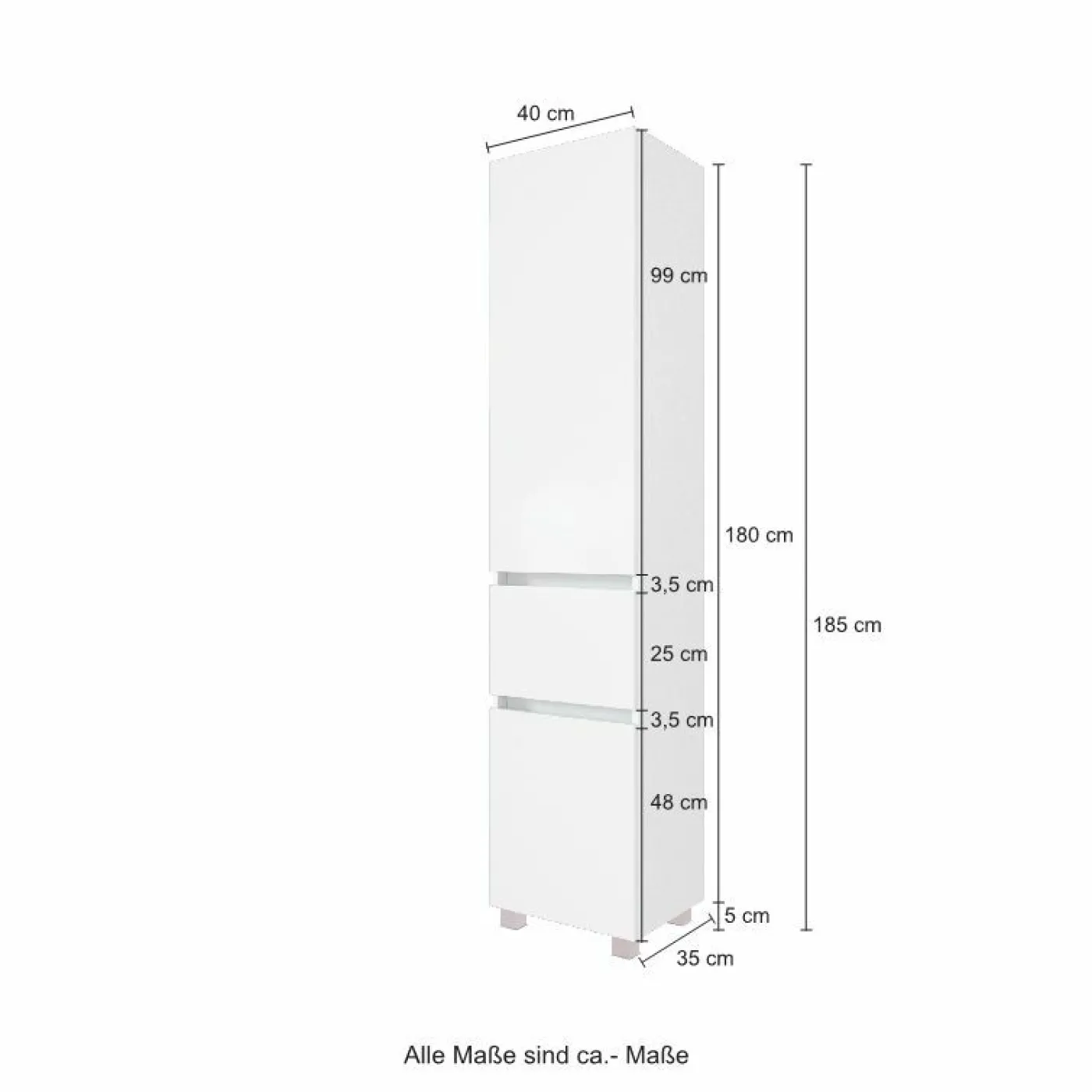 Hochschrank 40 KOPENHAGEN