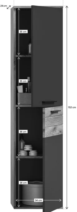 Hochschrank AGARO