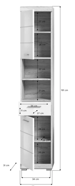 Hochschrank GIMBI