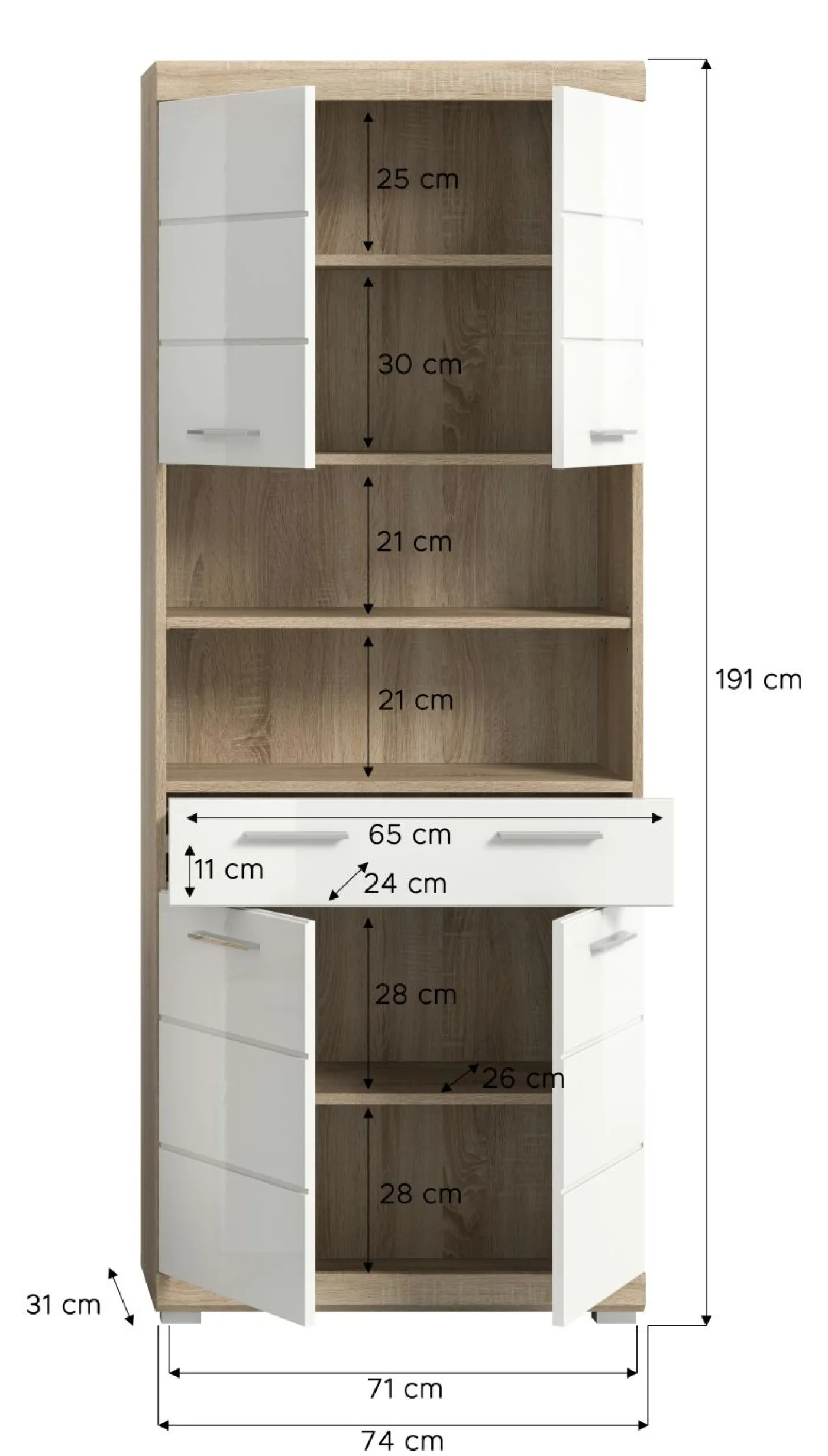 Hochschrank GIMBI
