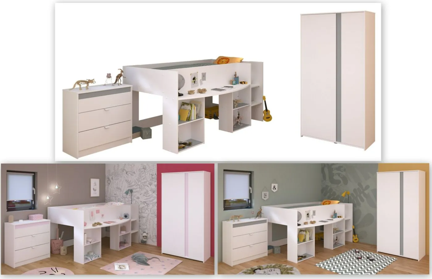 Jugendzimmer 3-teilig PIROUETTE 12