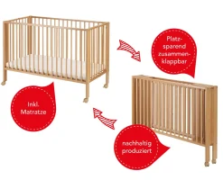 Kinderbett / Reisebett JORI