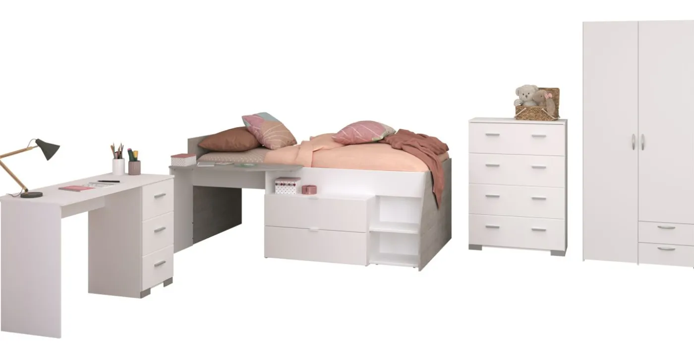 Kinderzimmer 4-teilig MILKY 11